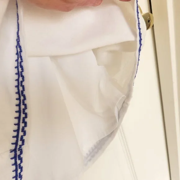 NWOT J. Crew Factory Embroidered Linen/Cotton Dress XXS - Picture 6 of 7